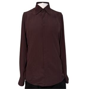 Dolce & Gabbana Martini Fit Silk Shirt size 38 Button front Collar Dress Shirt